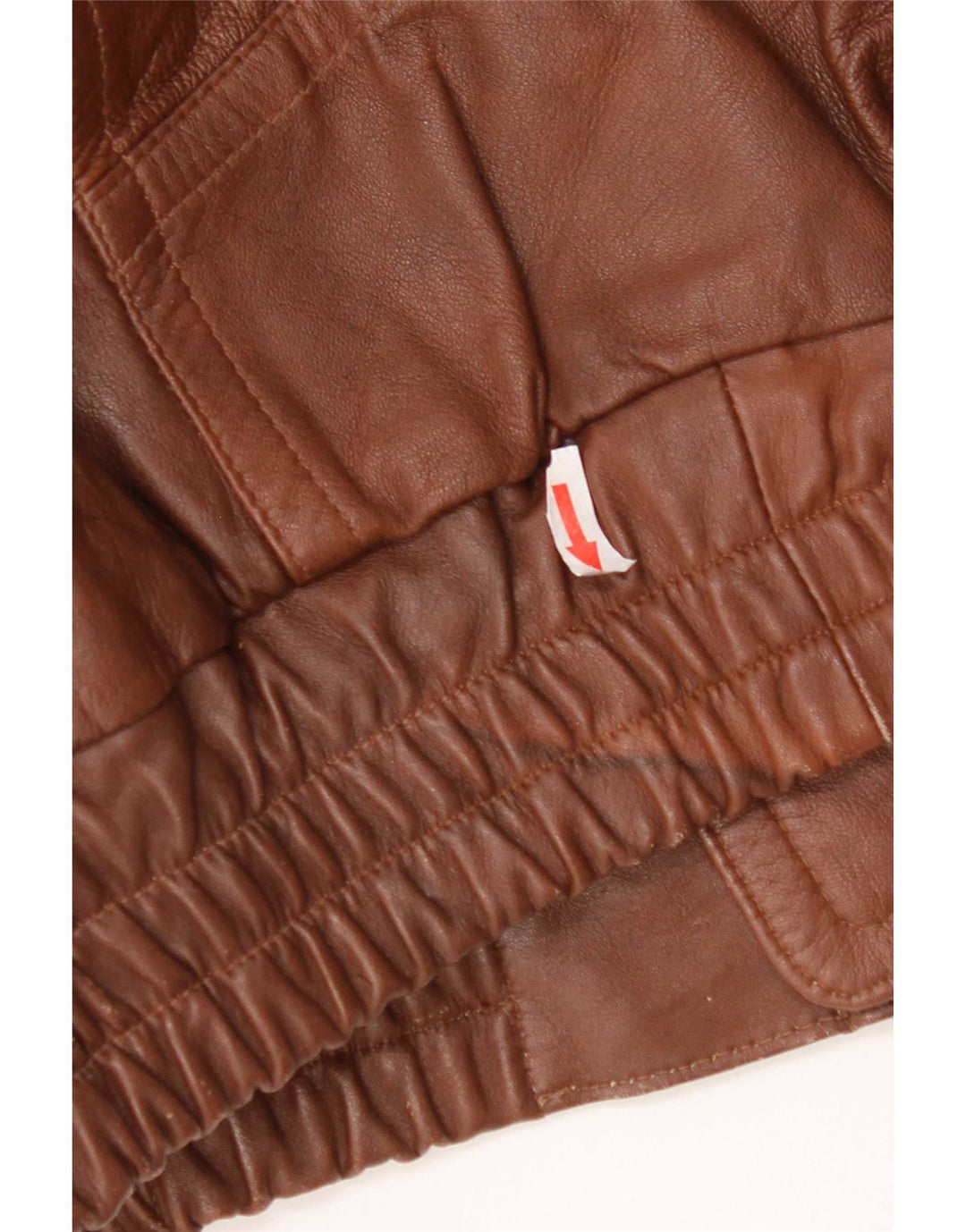 veste en cuir homme vintage UK 40 Grand Marron