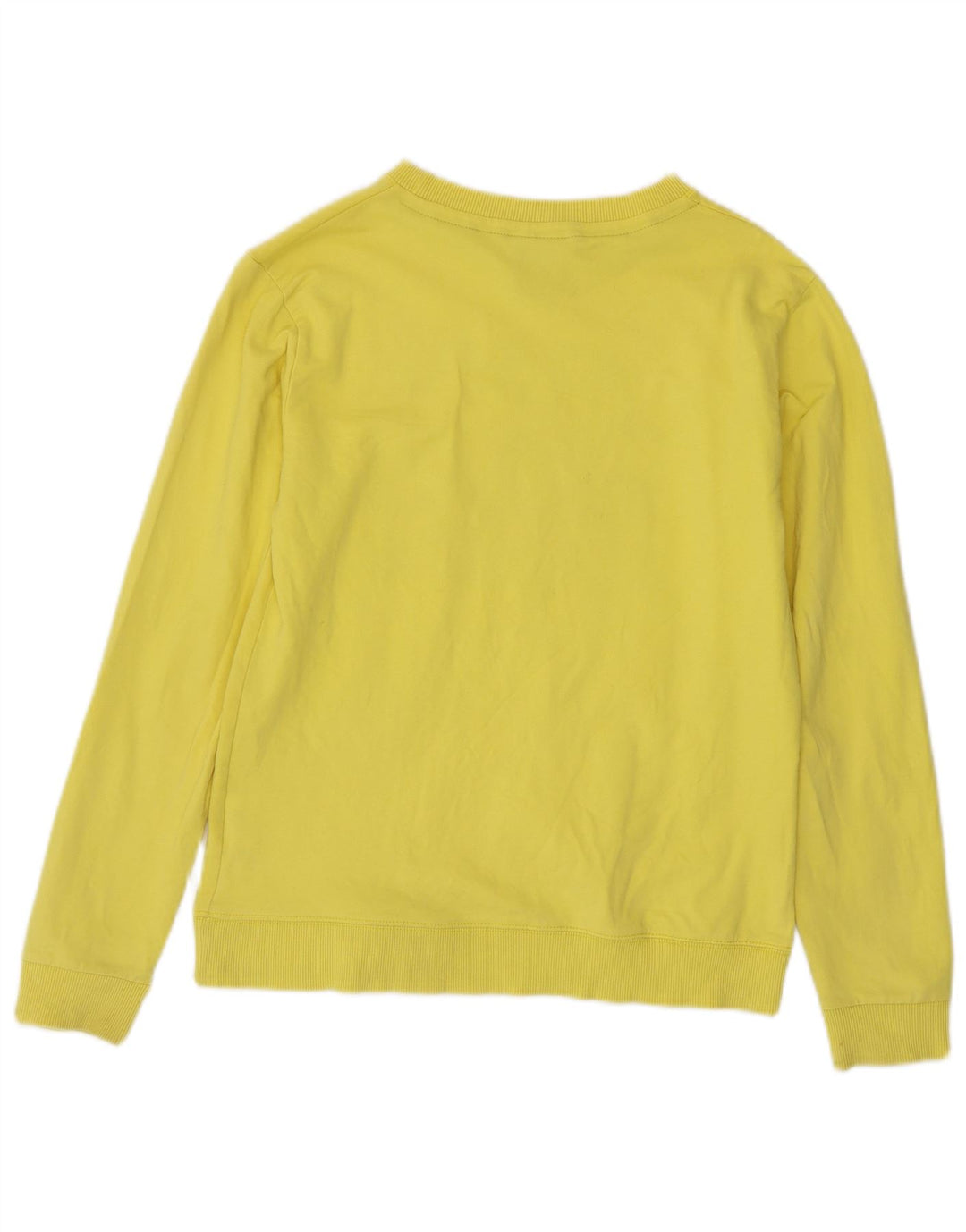 STARTER Sweat-shirt graphique pour femme UK 8 petit coton jaune