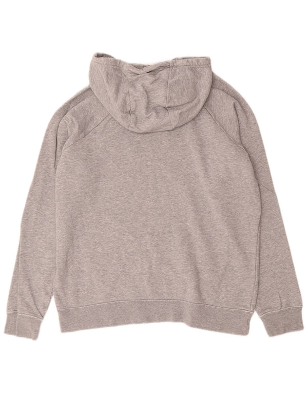 Nike Pull à capuche graphique pour homme Grand coton moucheté gris