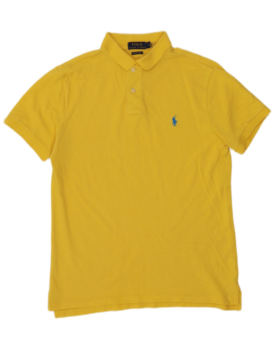 POLO RALPH LAUREN Polo Custom Slim Fit Homme Jaune Moyen