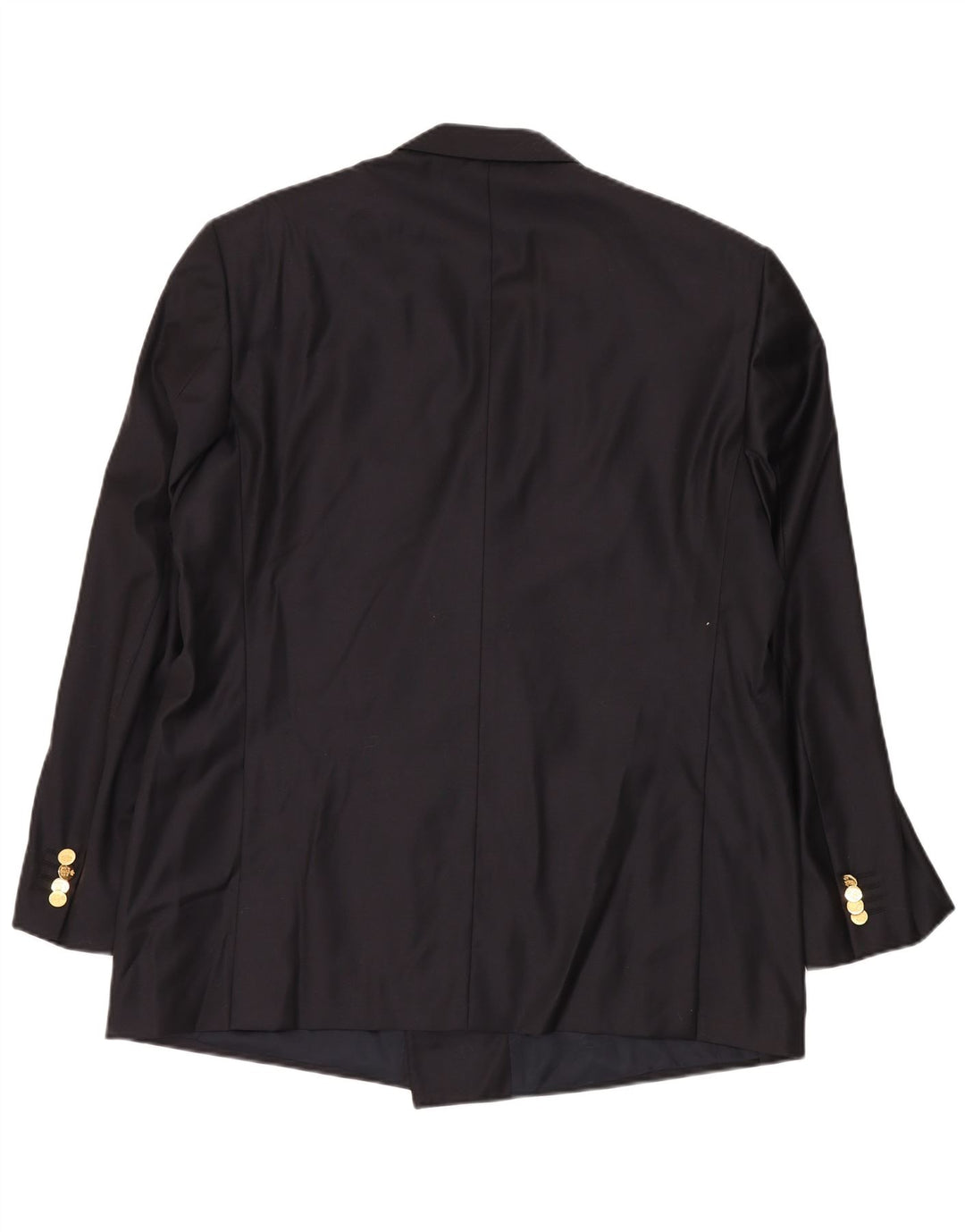 VINTAGE Veste Blazer Double Boutonnage Homme UK 40 Grand Bleu Marine