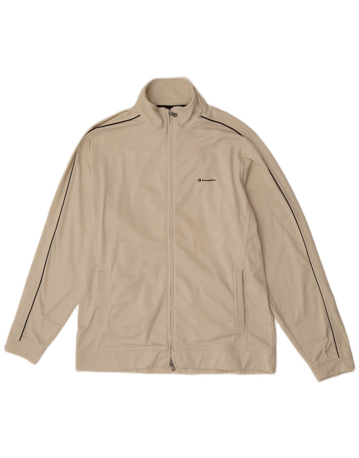 Champion Veste de survêtement pour homme Taille L Beige