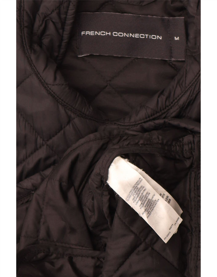 FRENCH CONNECTION Veste matelassée pour homme UK 38 Medium Noir Polyamide
