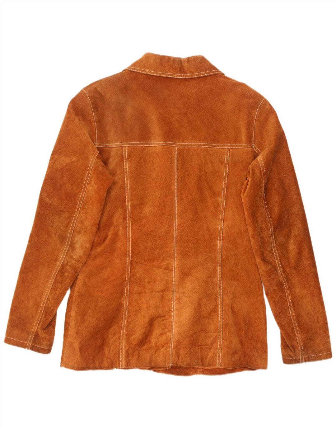 Gipsy Veste en daim pour femme UK 14 Cuir marron moyen