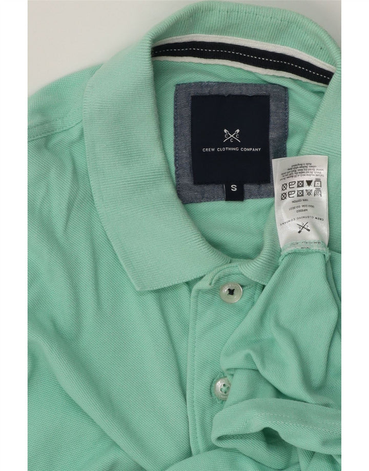 Crew Clothing Polo Homme Petit Turquoise Coton