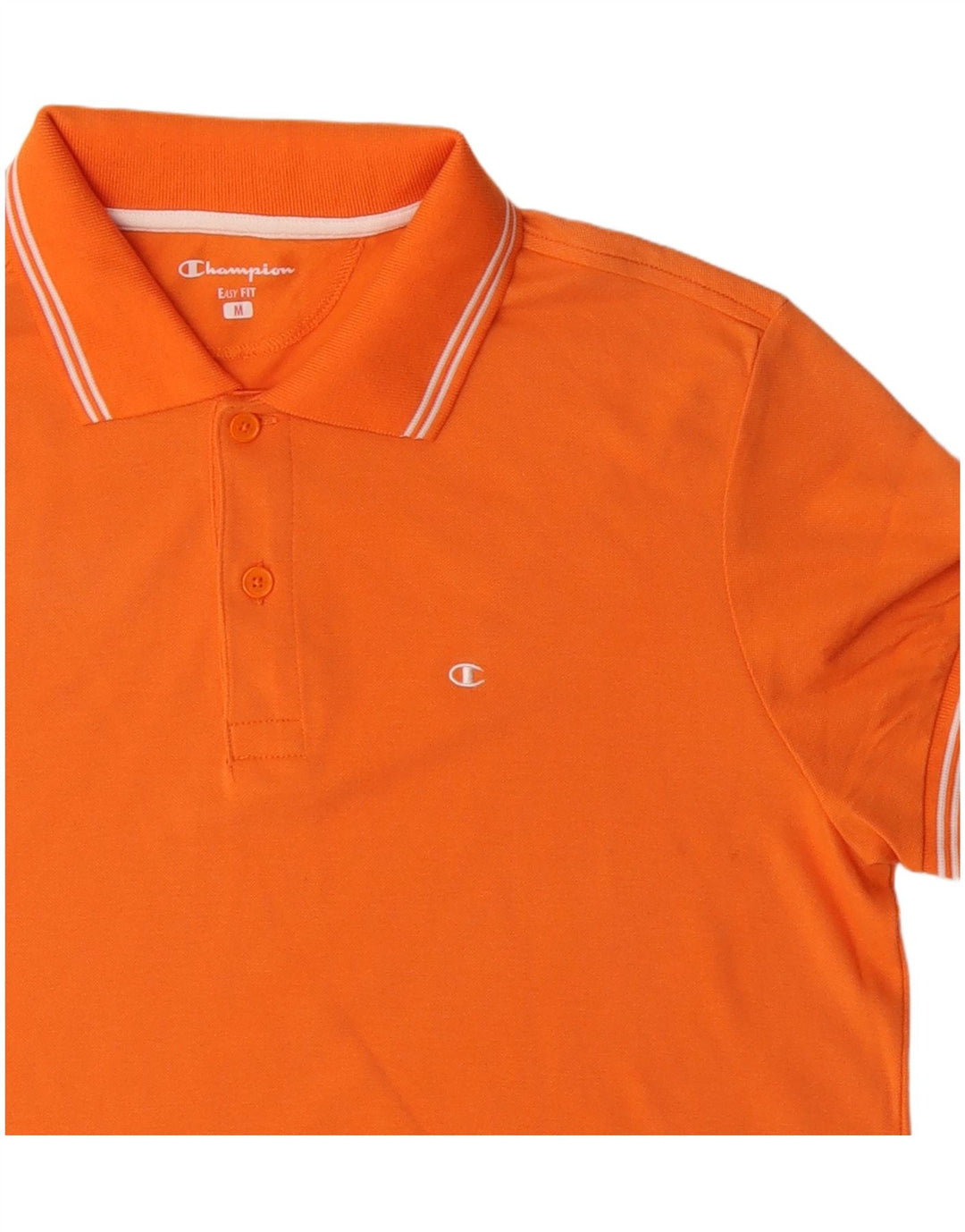 CHAMPION Polo Easy Fit Homme Orange Moyen Coton