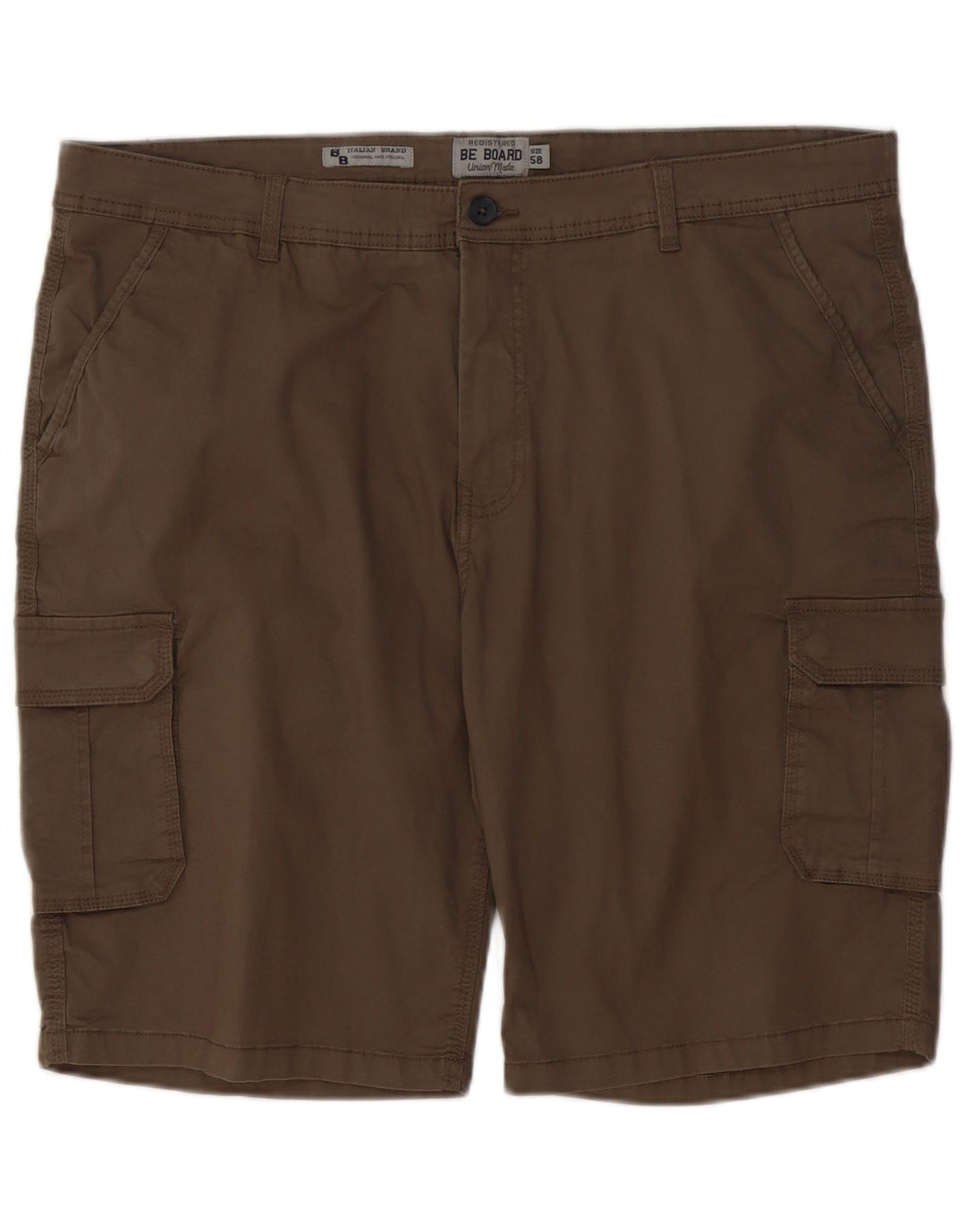 Short Cargo Vintage Homme W40 XL Coton Marron