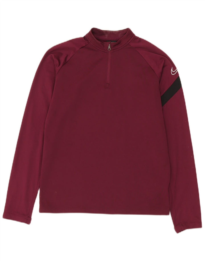 Haut de survêtement Nike Dri Fit Graphic pour garçon, 12-13 ans, Large, bordeaux