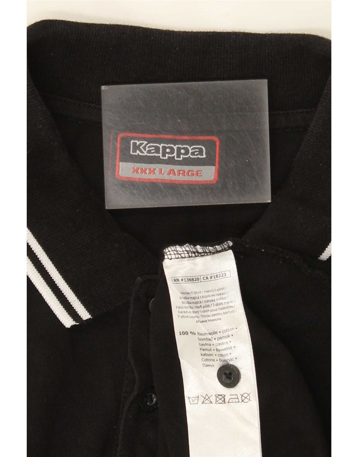 Kappa Polo Homme 3XL Noir Coton