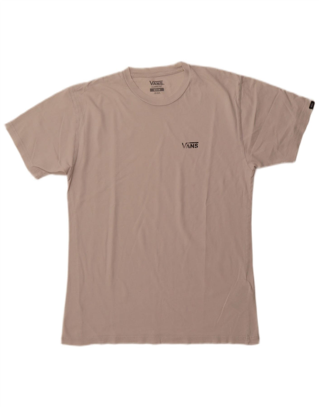 VANS T-shirt coupe classique pour homme en coton blanc moyen