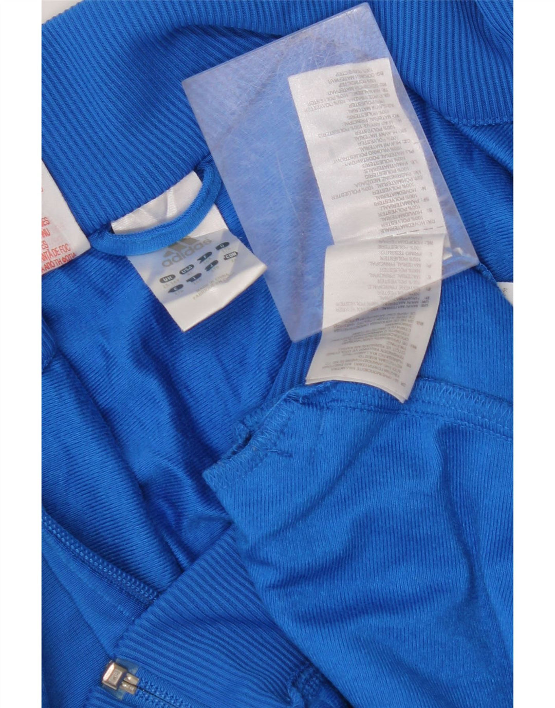 ADIDAS Veste de Survêtement Garçon 15-16 ans Bleu Colorblock Polyester