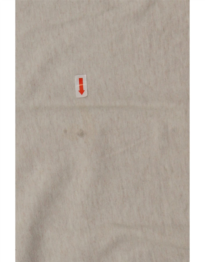 CREW CLOTHING T-Shirt Homme Haut Large Blanc Moucheté