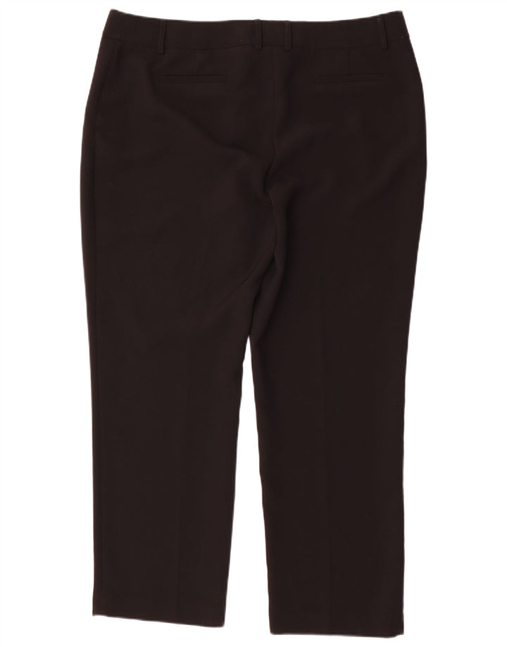 KARL LAGERFELD Pantalon décontracté droit femme W36 L28 Noir Polyester