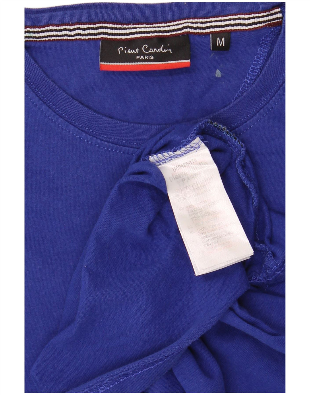 Pierre Cardin T-Shirt Homme Bleu Moyen Coton