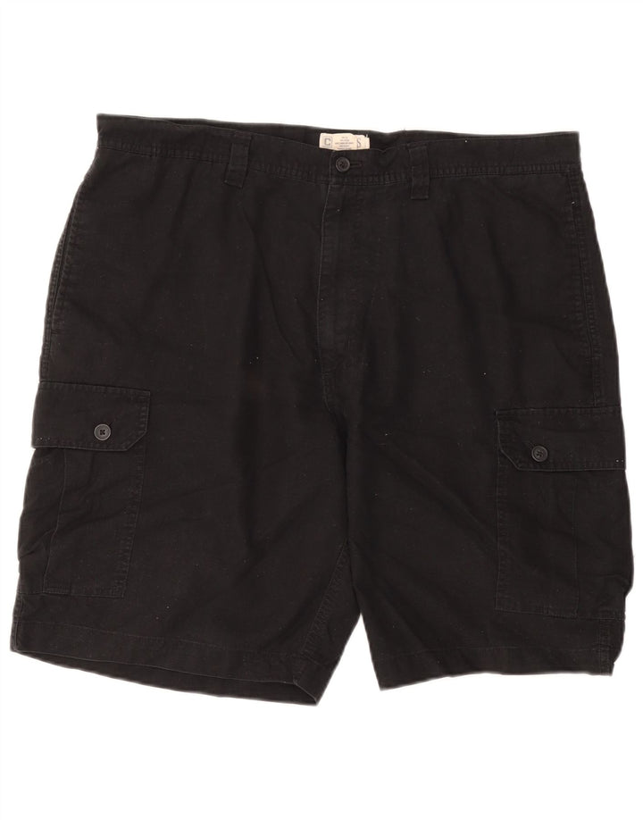 CHAPS Short Cargo Homme W38 XL Lin Noir