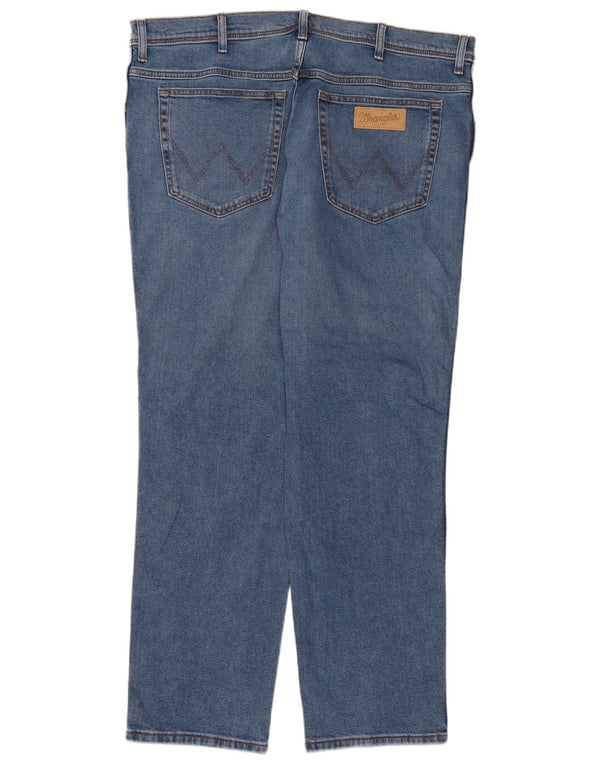 Wrangler Jean Slim Texas Homme W42 L30 Bleu Coton