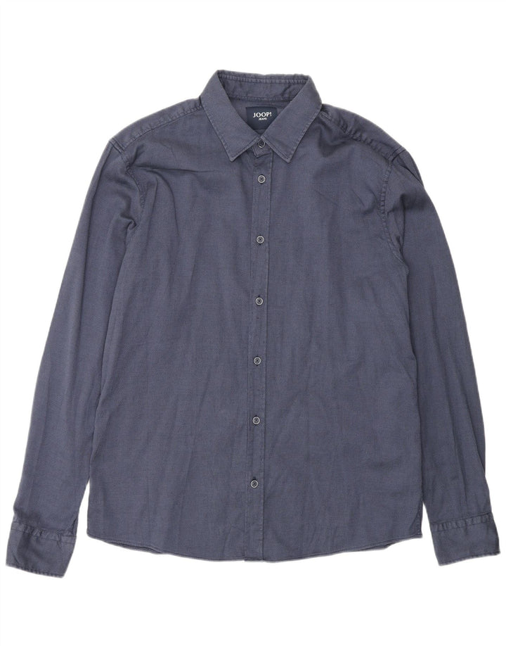 Joop Chemise Homme Large Bleu Marine Coton