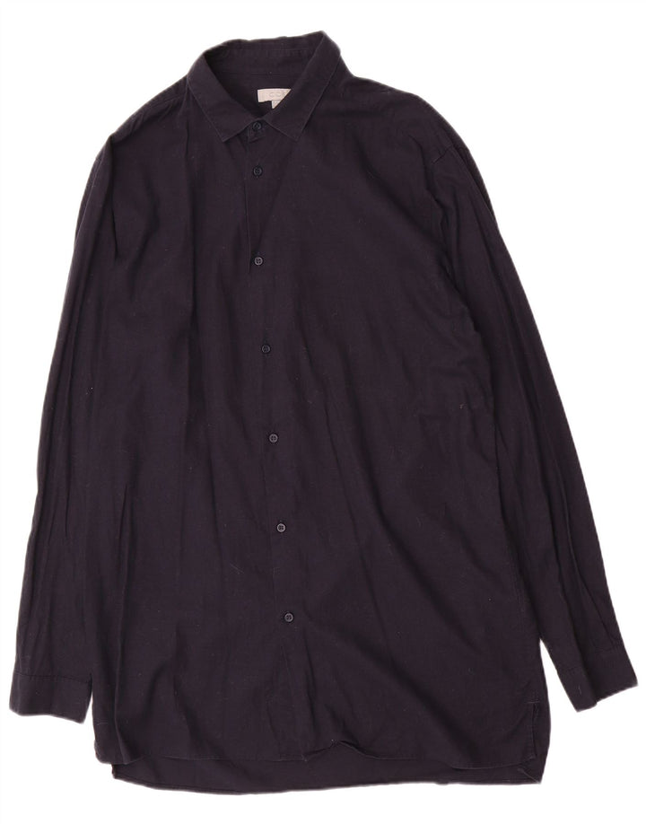 Cos Chemise Homme Bleu Marine Moyen Coton