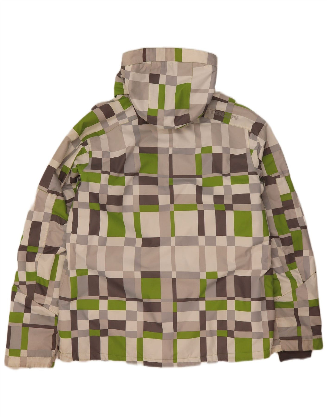 Tog 24 Veste de ski à capuche pour homme UK 38 Beige moyen géométrique