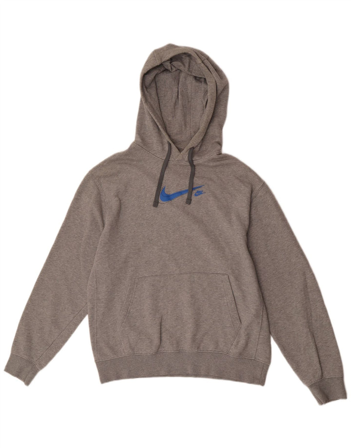 Nike Pull à capuche en coton gris moyen pour homme