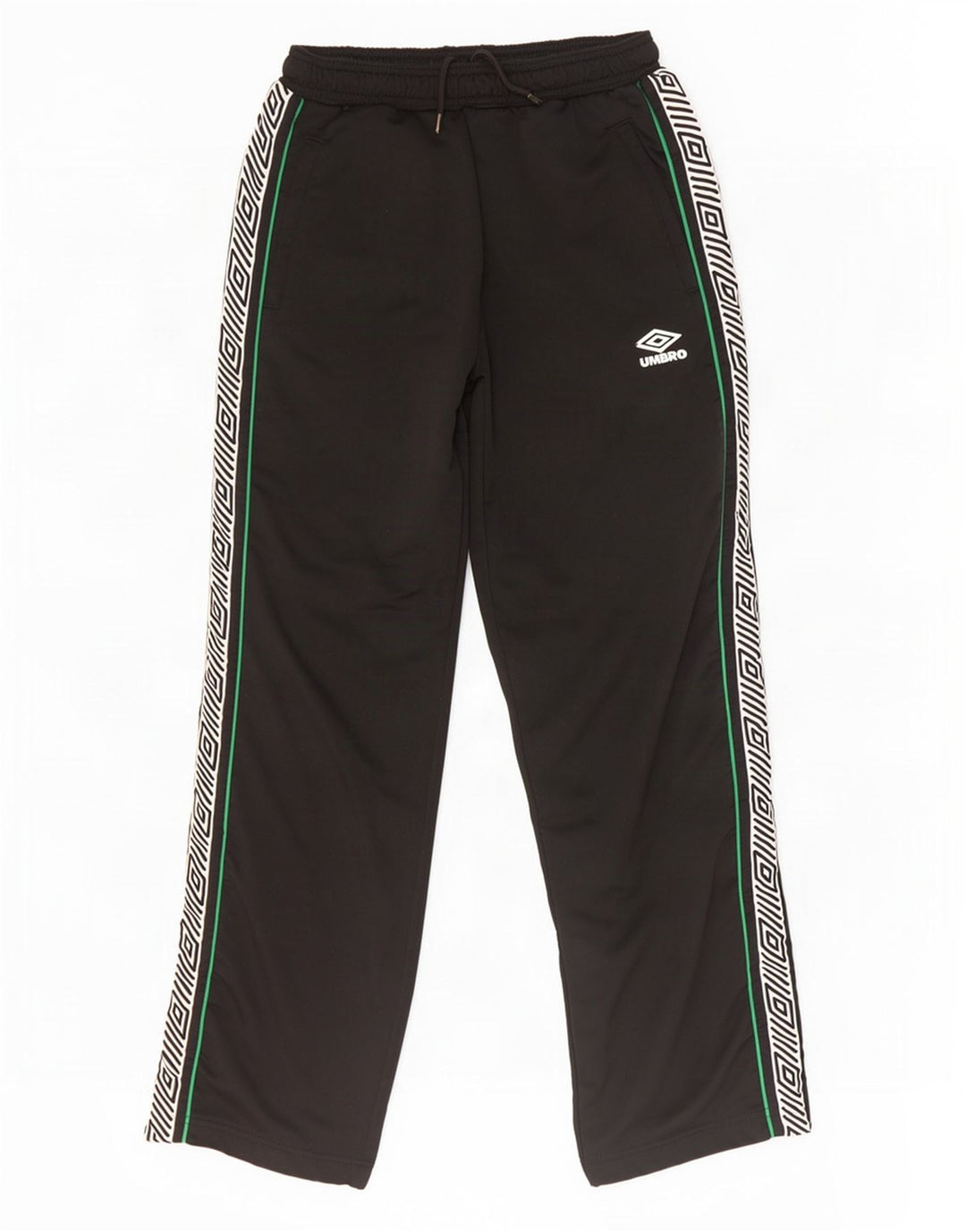 Umbro Pantalon de Survêtement Graphique Homme Large Noir Polyester Colorblock