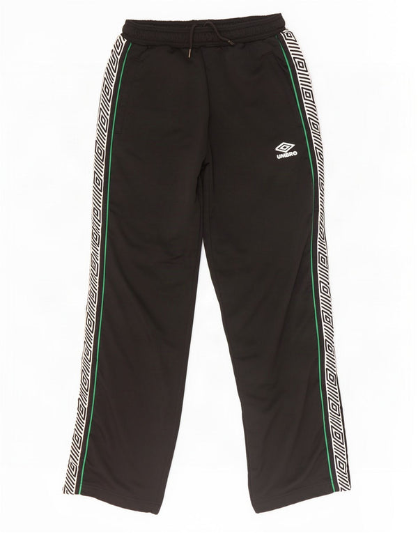 Umbro Pantalon de Survêtement Graphique Homme Large Noir Polyester Colorblock