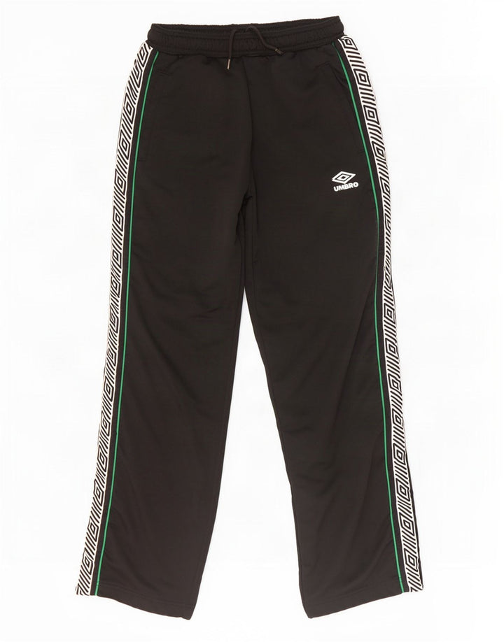 Umbro Pantalon de Survêtement Graphique Homme Large Noir Polyester Colorblock