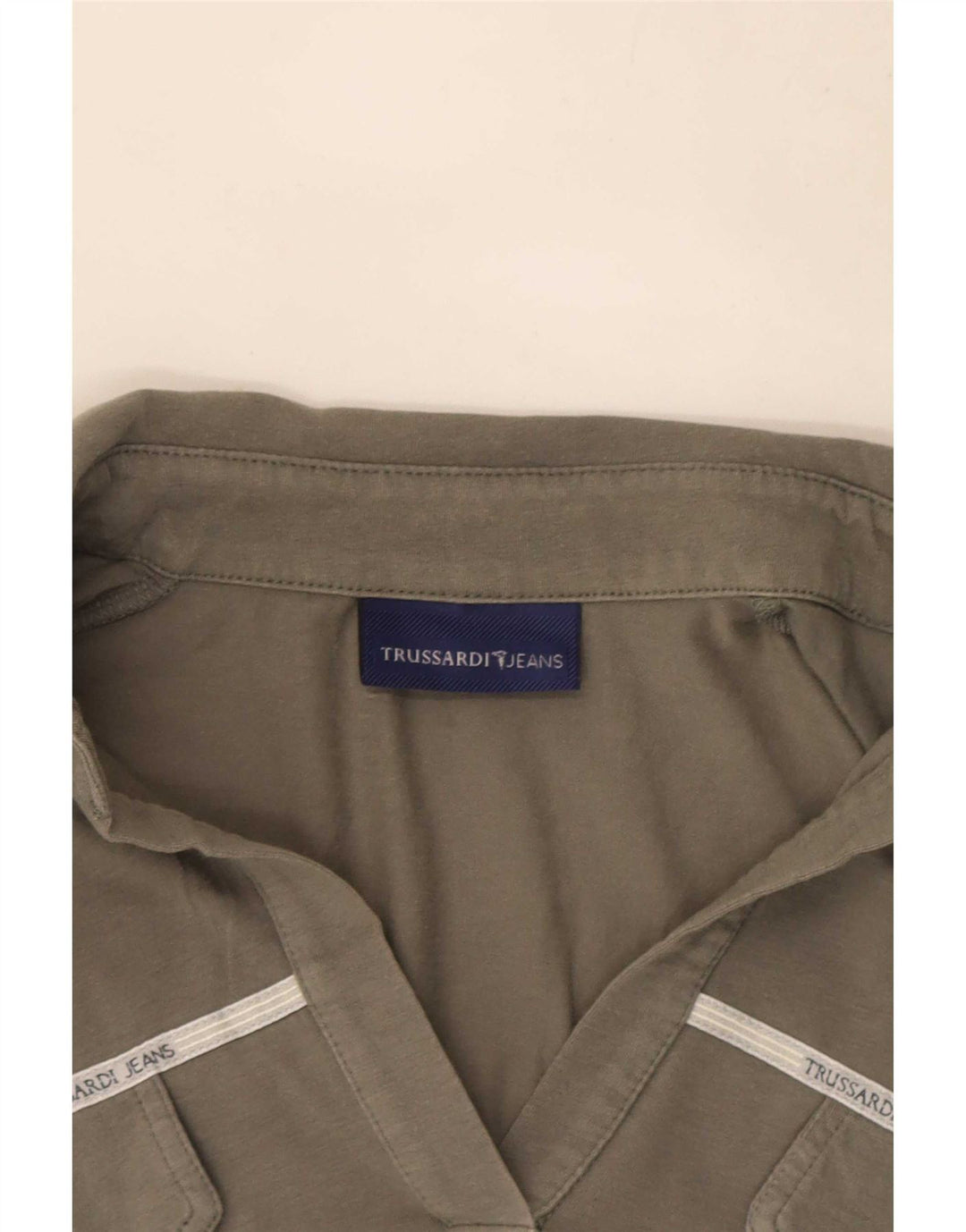 Trussardi Polo Femme UK 14 Large Gris
