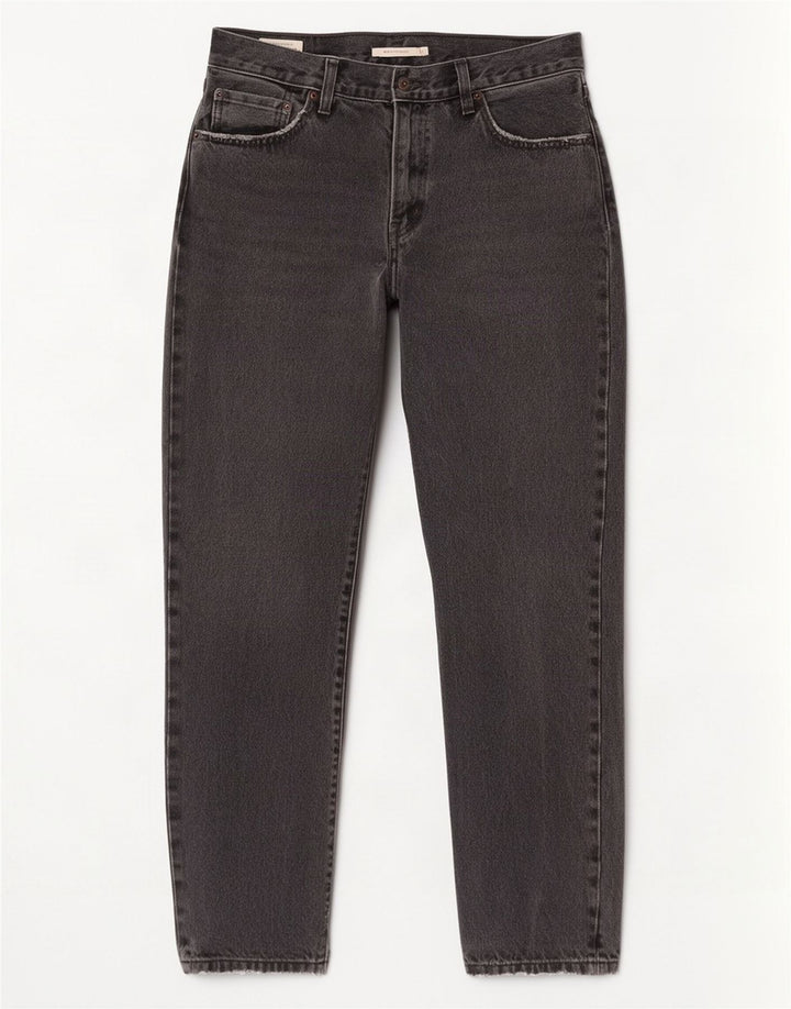 Levi's Jean Middy Straight Femme W29 L31 Gris Coton