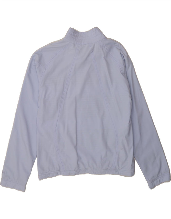 FILA Womens Tracksuit Top Jacket UK 14 Large Blue Polyester Vintage Fila and Second-Hand Fila from Messina Hembry 