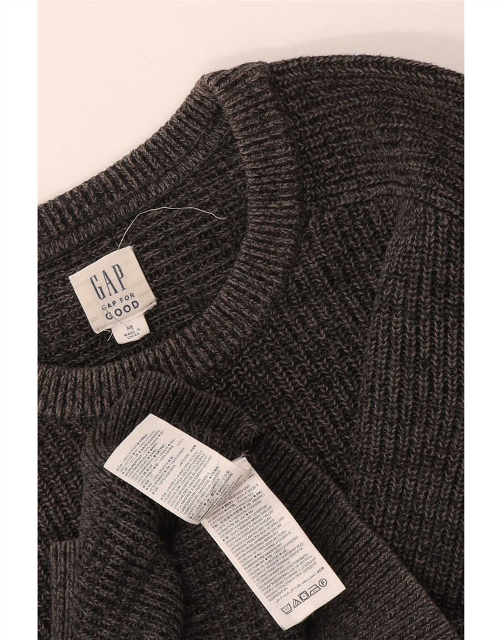 Gap Pull ras du cou pour homme XS Gris Coton