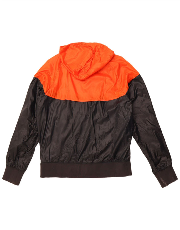 NIKE Veste de survêtement à capuche pour homme en polyester color block noir moyen