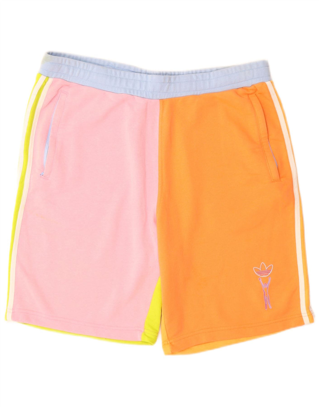 Adidas Short de sport XL en coton multicolore pour homme