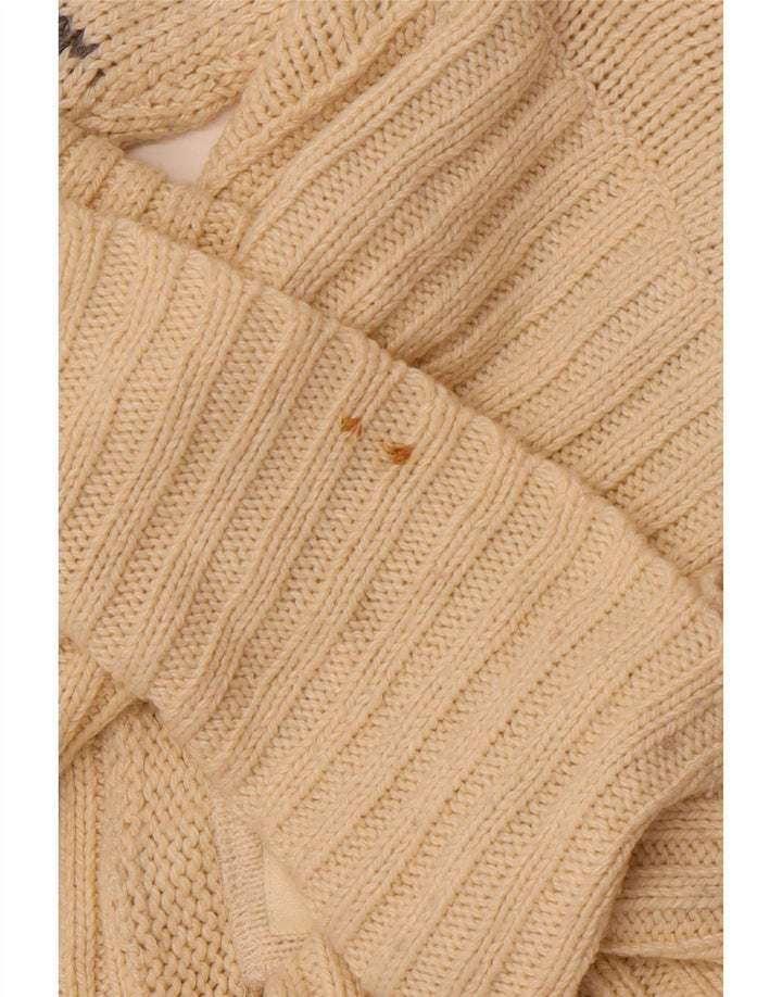 SUPERDRY Cardigan long pour femme UK 14 Medium Off White