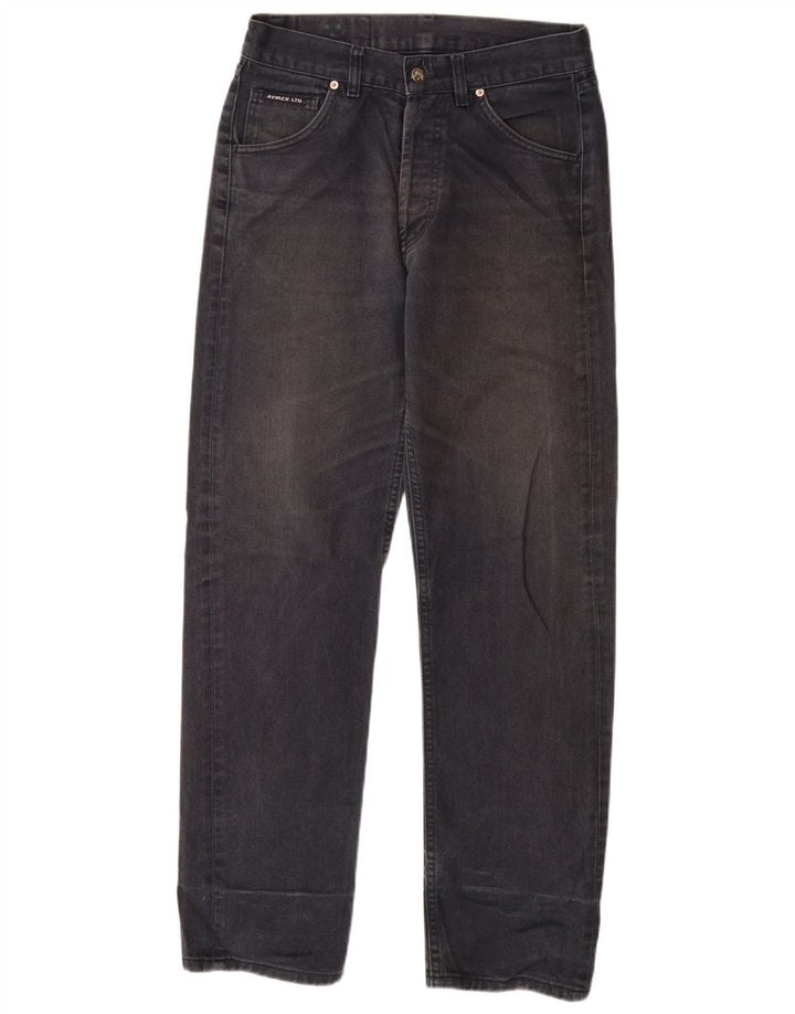 Avirex Jean droit homme W30 L31 bleu marine coton