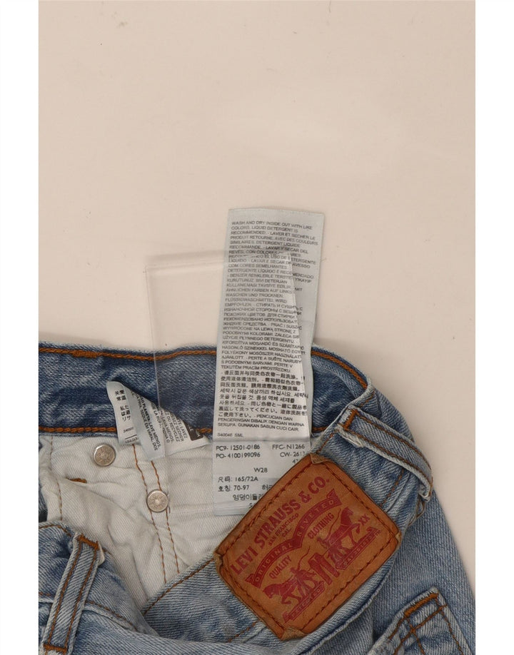 LEVI'S Womens Denim Shorts W28 Medium  Blue Cotton Vintage Levi's and Second-Hand Levi's from Messina Hembry 