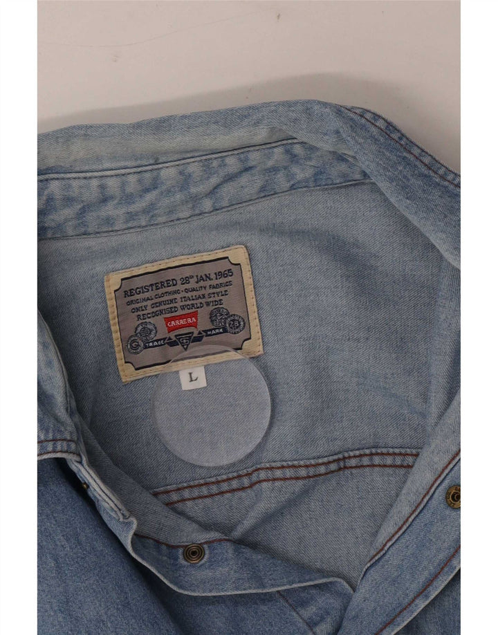 Carrera Chemise En Jean Large Bleu Homme