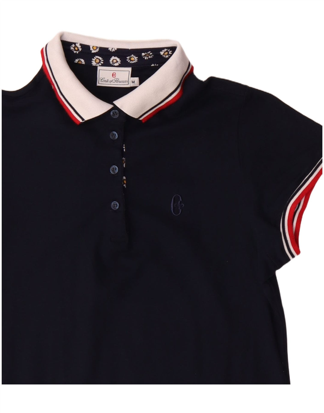 Conte of Florence Polo Femme UK 12 Coton Bleu Marine Moyen