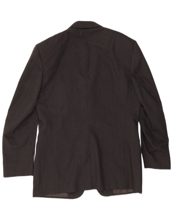 Canali Veste Blazer 2 Boutons Homme IT 50 Grande Laine Noire