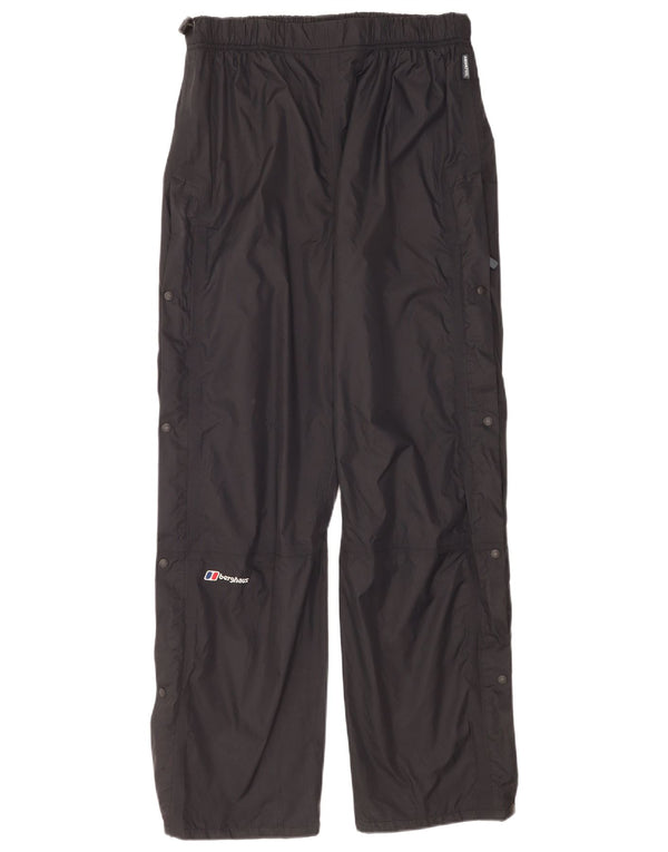 Berghaus Pantalon imperméable régulier pour femme UK 46 Large Noir Nylon