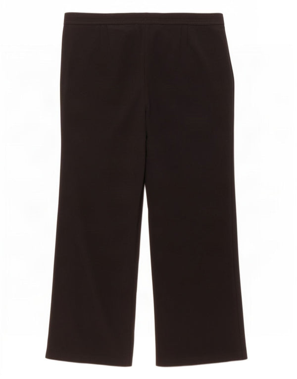 Marks & Spencer Pantalon décontracté à jambe large pour femme UK 16 Large W34 L29 Noir