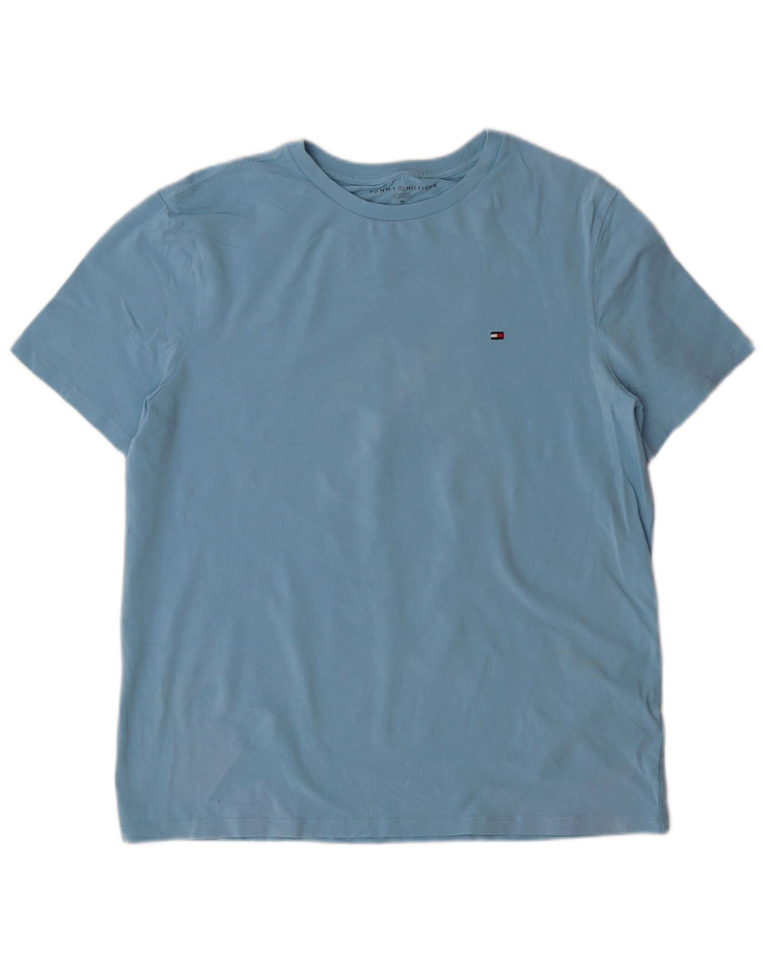 TOMMY HILFIGER T-Shirt Homme Bleu Moyen Coton