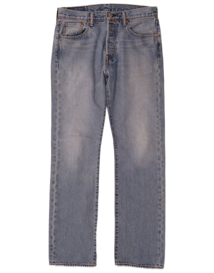 LEVI'S Jean Droit 501 Homme W30 L32 Bleu Coton