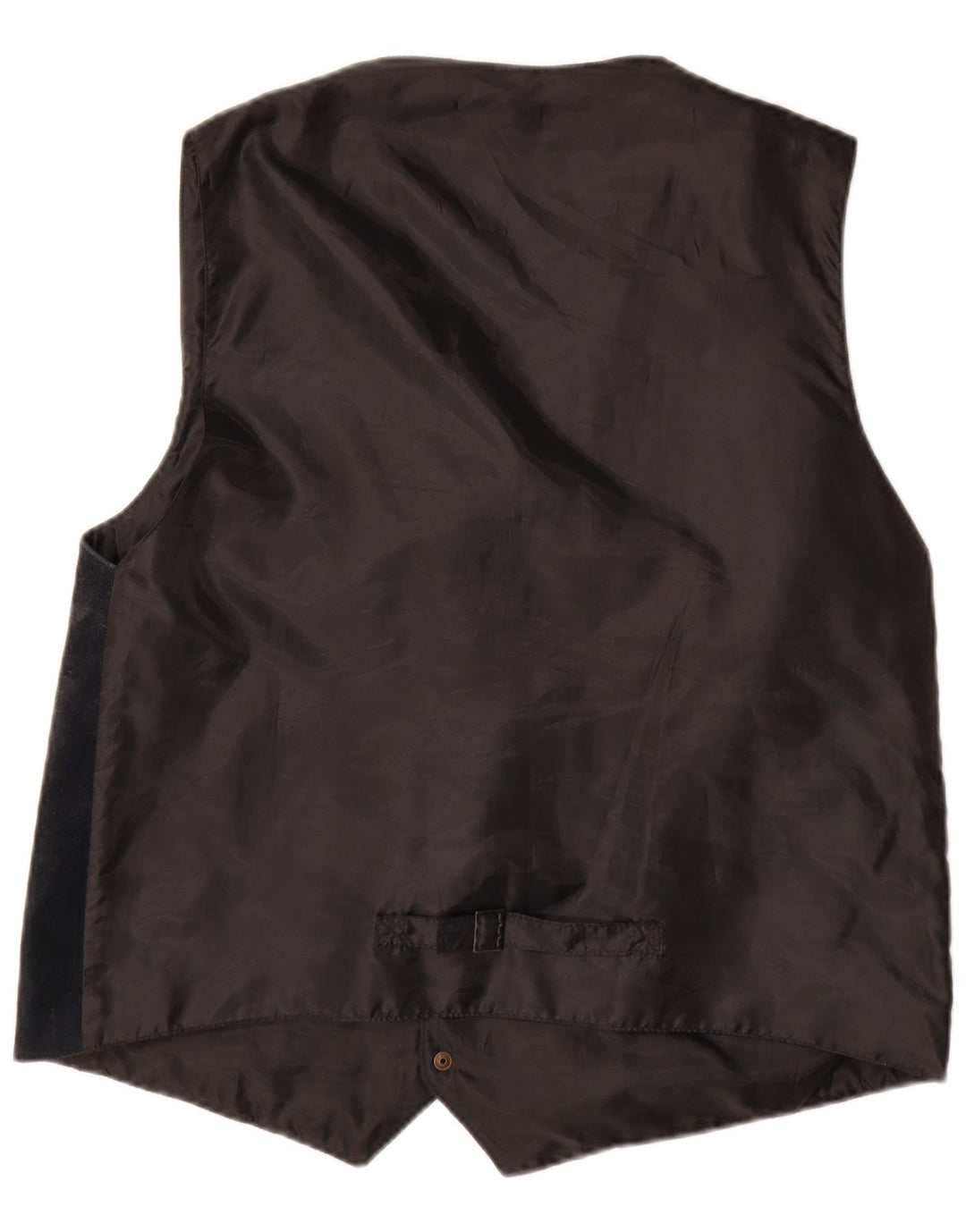 gilet en daim vintage pour hommes bleu marine moyen