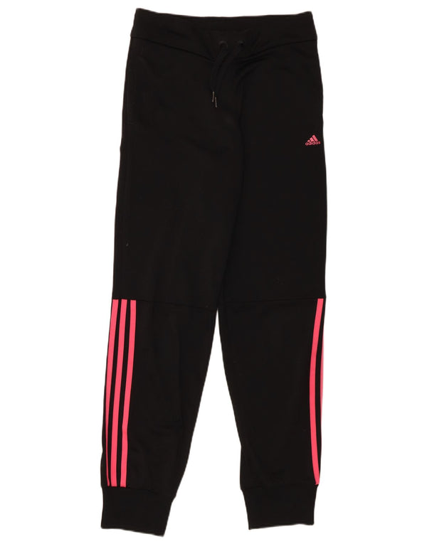 Adidas Pantalon de Survêtement Fille 14-15 ans Noir Polyester