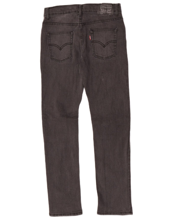 Levi's Garçon 512 Slim Tapered Jeans 13-14 ans W28 L29 Gris Coton