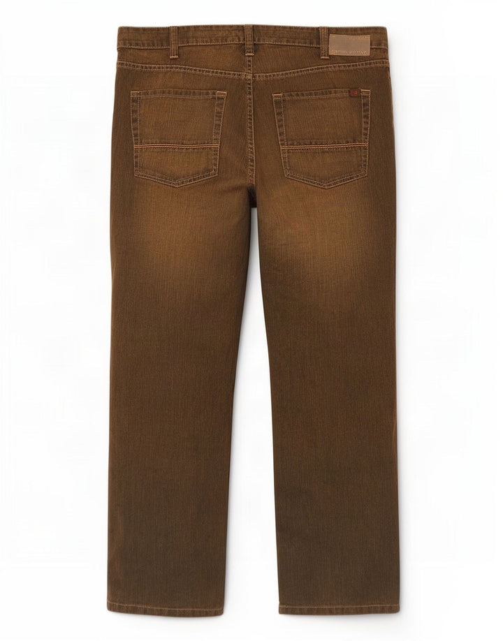 Camel Active Jean droit homme W38 L30 marron coton