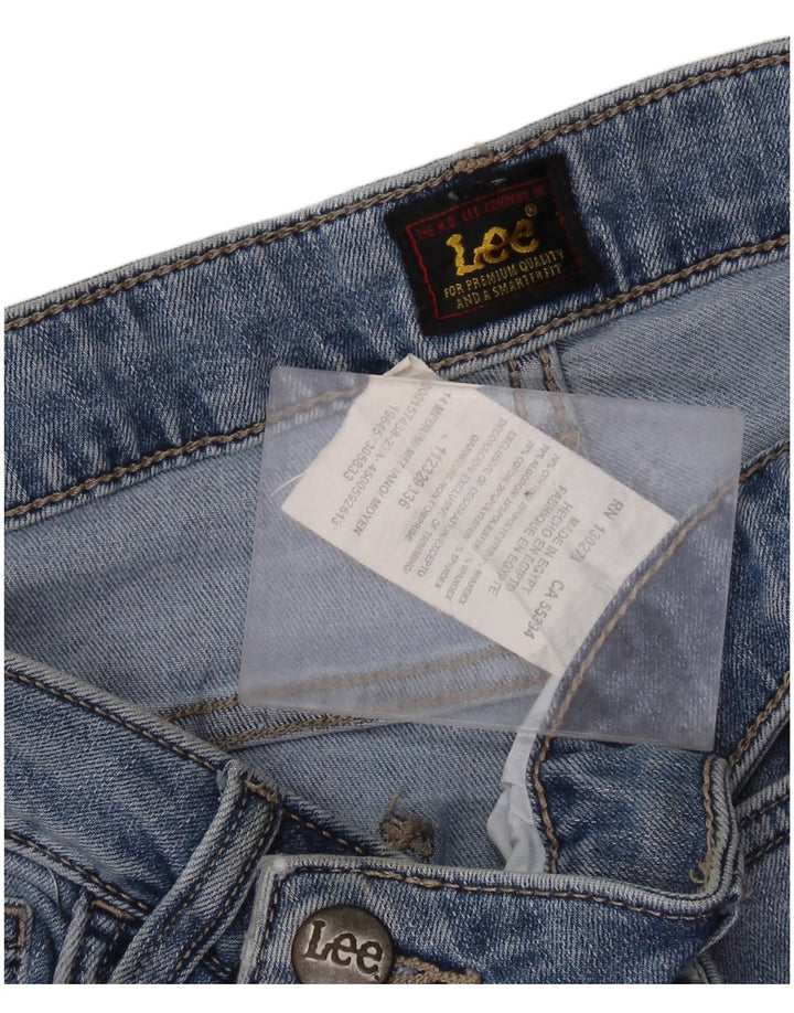 Lee Jeans Capri taille haute pour femme US 14 Large W32 L20 Bleu Coton