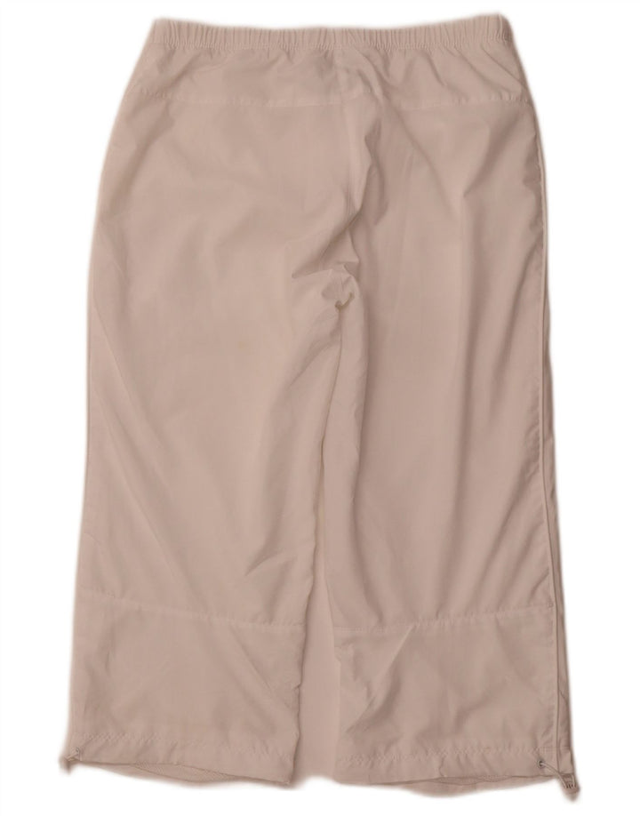 NIKE Pantalon de survêtement Capri pour femme UK 8/10 Petit Blanc Sports