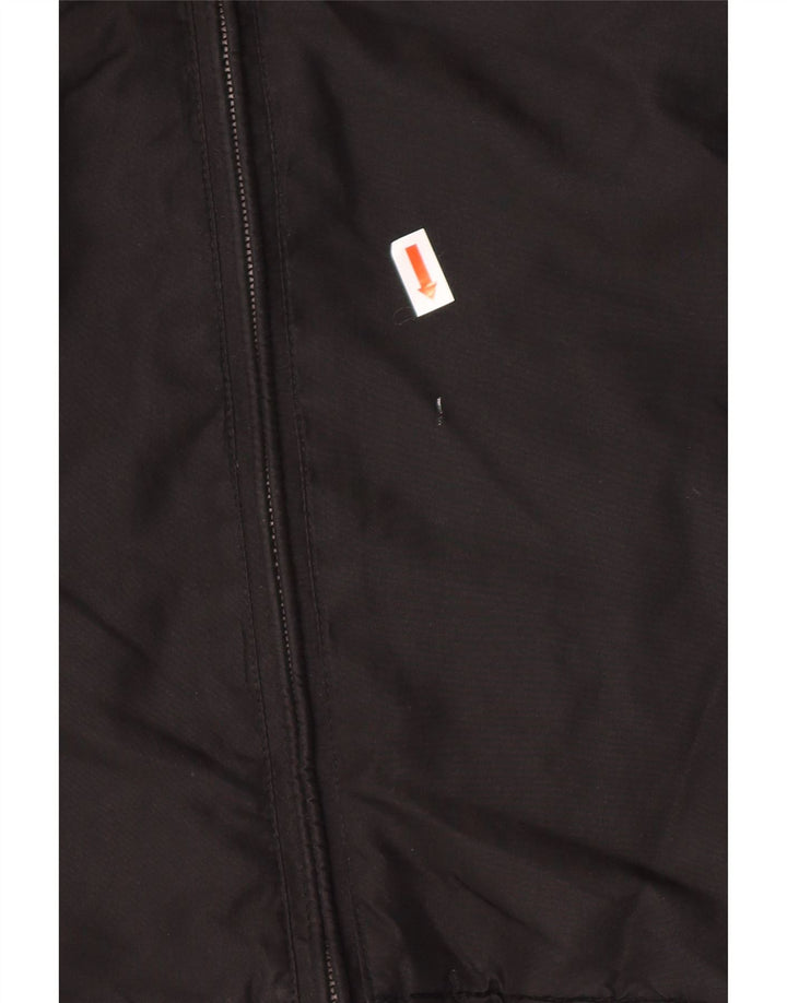 Jack & Jones Veste coupe-vent à capuche pour homme UK 40 Large Noir Polyester